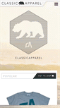 Mobile Screenshot of classicapparelca.com